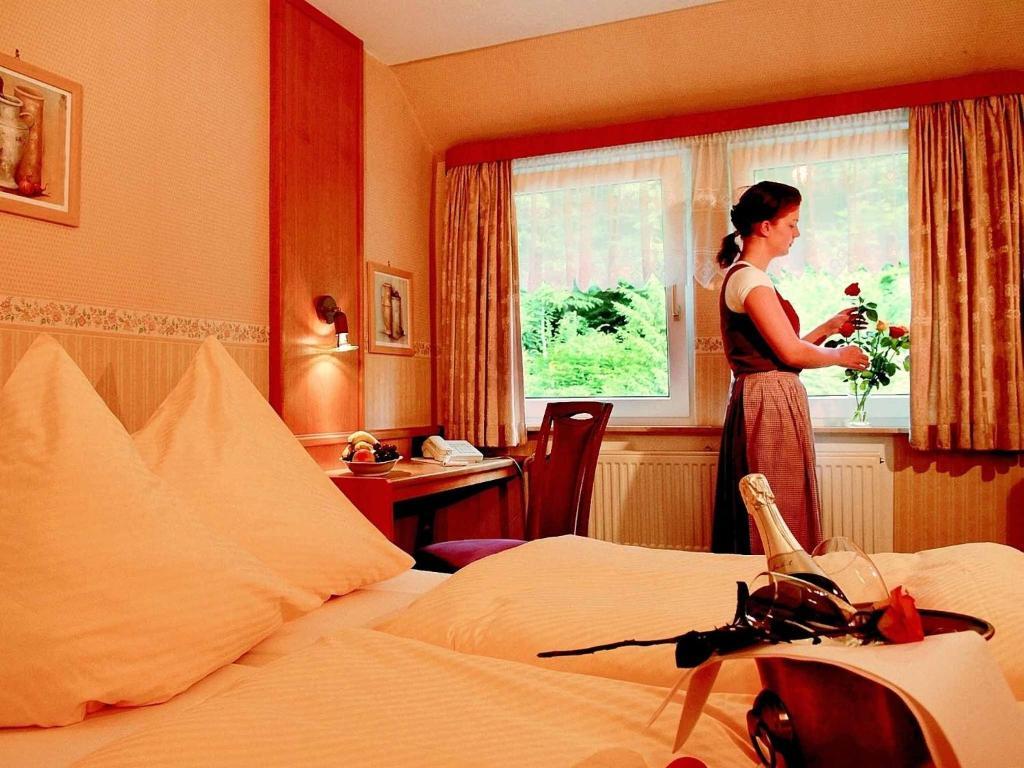 Hotel Weinschanke Rohdental Hessisch Oldendorf Kamer foto